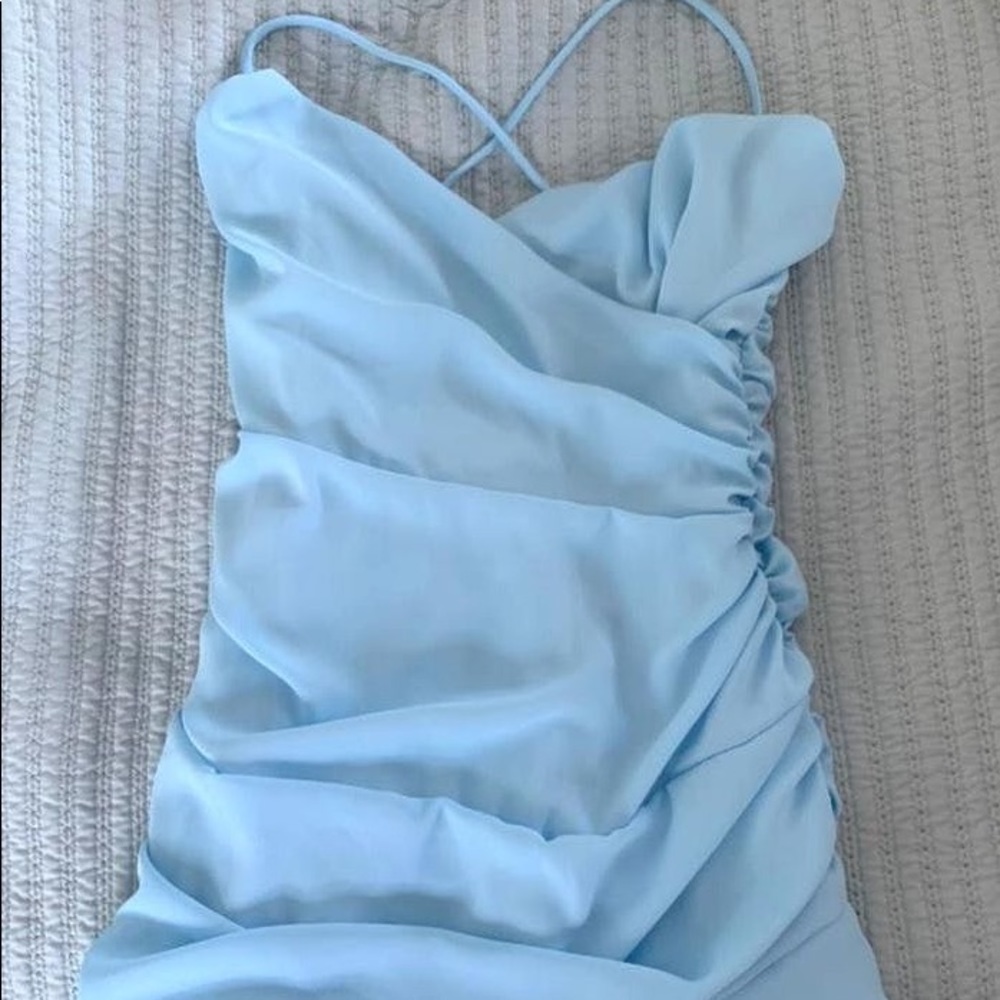 Avianna pleated ruffle dress